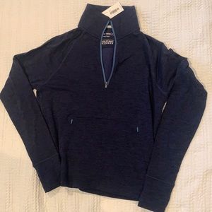 OV Navy Fleece Half Zip (small)
